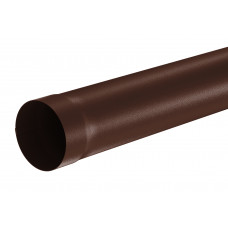 Труба водосточная круглая Aquasystem Pural MATT 90 мм RAL 8017 (шоколадно-коричневый) 3 м