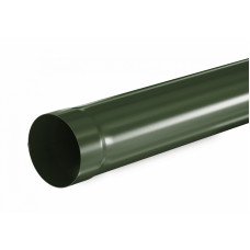 Труба водосточная круглая Aquasystem Pural 100 мм RR 11 (темно-зеленый) 3 м