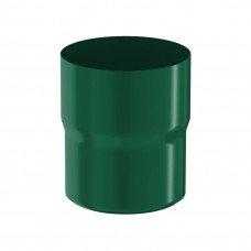Соединитель трубы Aquasystem Pural 100 мм RAL 6005 (зеленый мох)