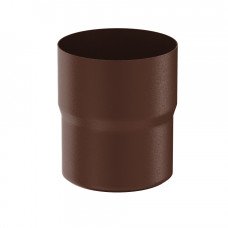 Соединитель трубы Aquasystem Pural MATT 90 мм RAL 8017 (шоколадно-коричневый)