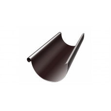 Желоб водосточный полукруглый Grand Line Granite 125 мм RAL 8017 (шоколадно-коричневый) 3 м