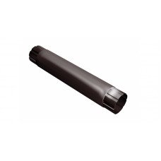 Труба водосточная круглая соединительная Grand Line Granite 100 мм RAL 8017 (шоколадно-коричневый) 1 м