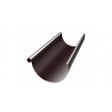 Желоб водосточный полукруглый Grand Line Granite 150 мм RAL 8017 (шоколадно-коричневый) 3 м