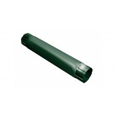 Труба водосточная круглая соединительная Grand Line Granite 90 мм RAL 6005 (зеленый мох) 1 м
