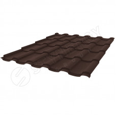 Металлочерепица Stynergy Stella 0.5 мм Rooftop Бархат (RAL 8017 шоколадно-коричневый)