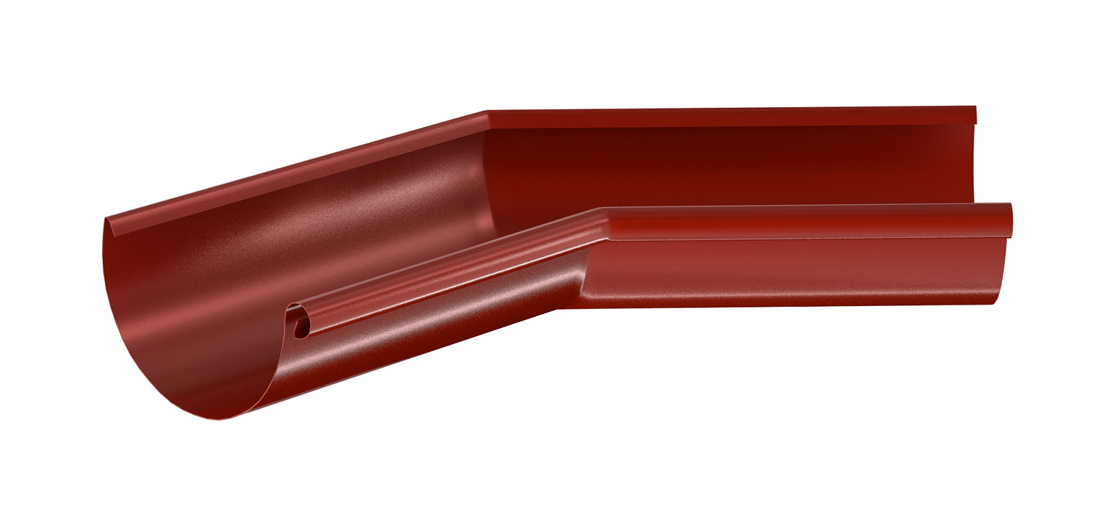 Угол желоба внутренний 135 град Aquasystem Pural 150 мм RR 29 (красный)