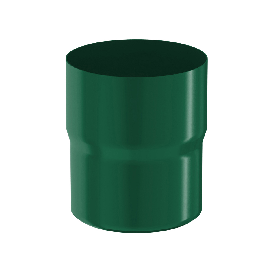 Соединитель трубы Aquasystem Pural 100 мм RAL 6005 (зеленый мох)
