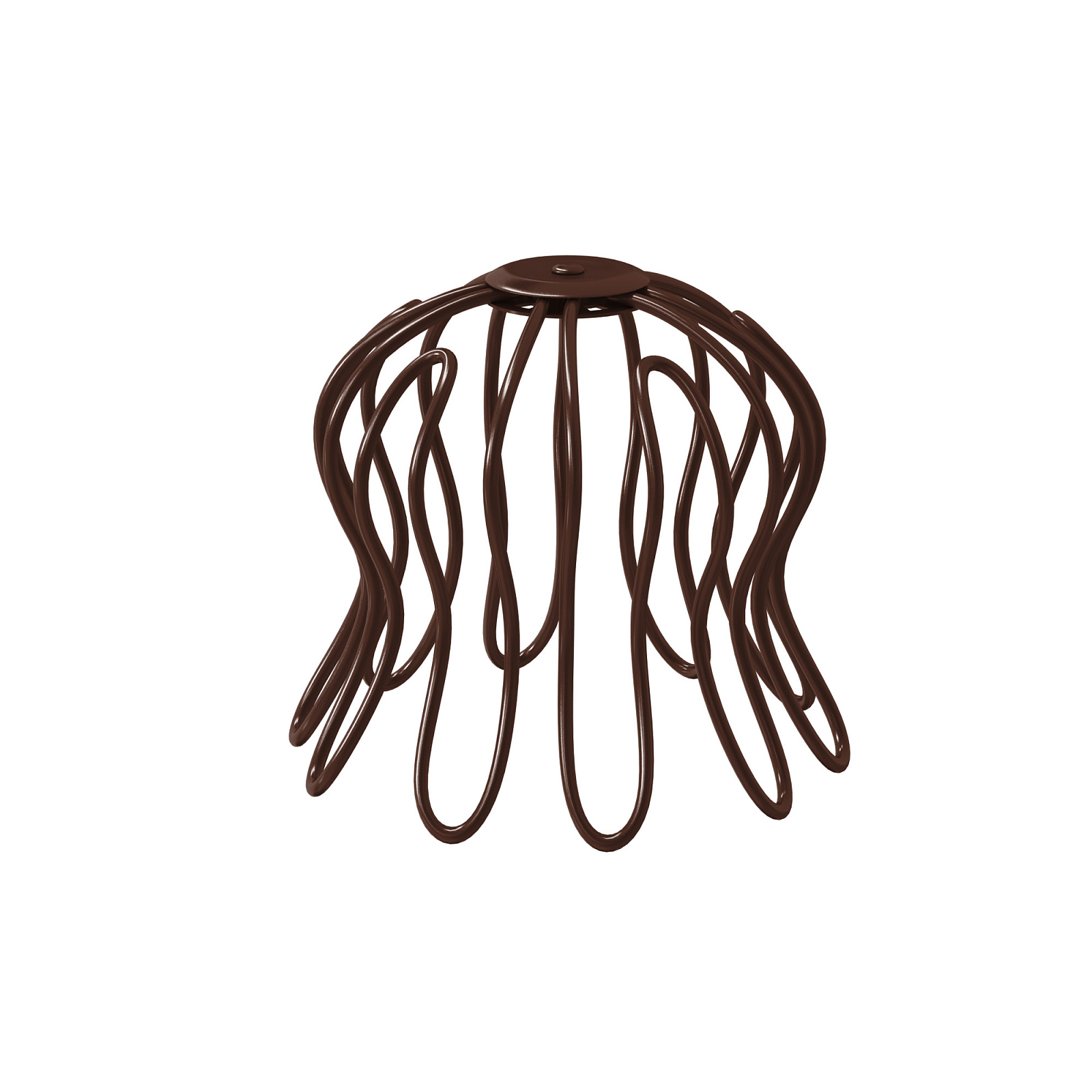 Сетка «паук» для воронки Aquasystem Pural 100 мм RAL 8017 (шоколадно-коричневый)