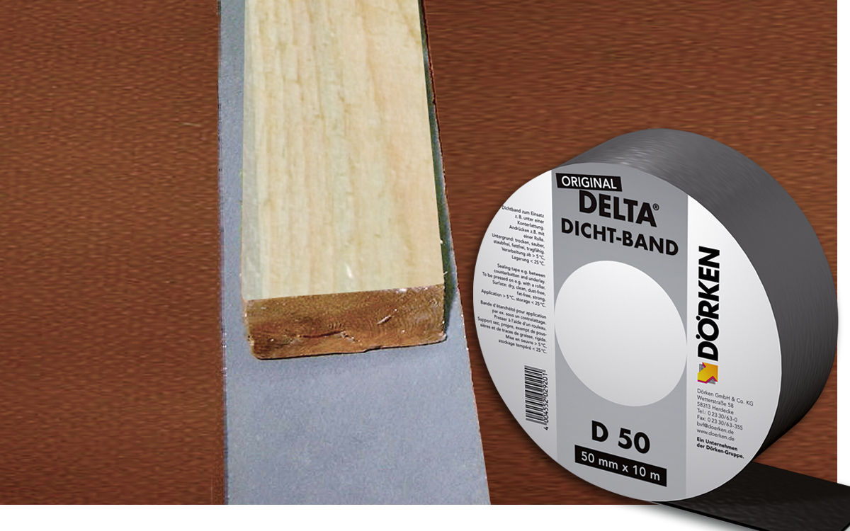 Уплотнительная лента под контробрешетку Delta DICHT BAND DB 50 (10 м.п.)