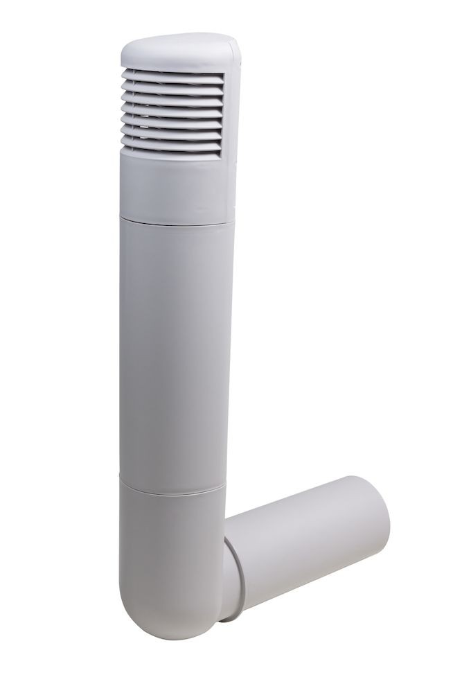 Цокольный дефлектор Vilpe ROSS 160/170 Светло-серый
