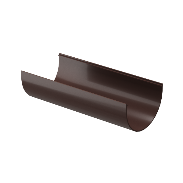 Желоб водосточный полукруглый ПВХ Docke Premium 120 мм Шоколад 3 м