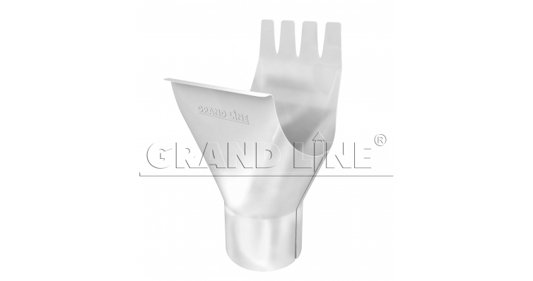 Воронка желоба Grand Line Granite 125/90 мм RAL 9003 (сигнальный белый)