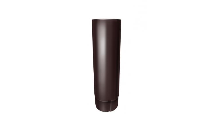 Труба водосточная круглая Grand Line Granite 90 мм RAL 8017 (шоколадно-коричневый) 3 м